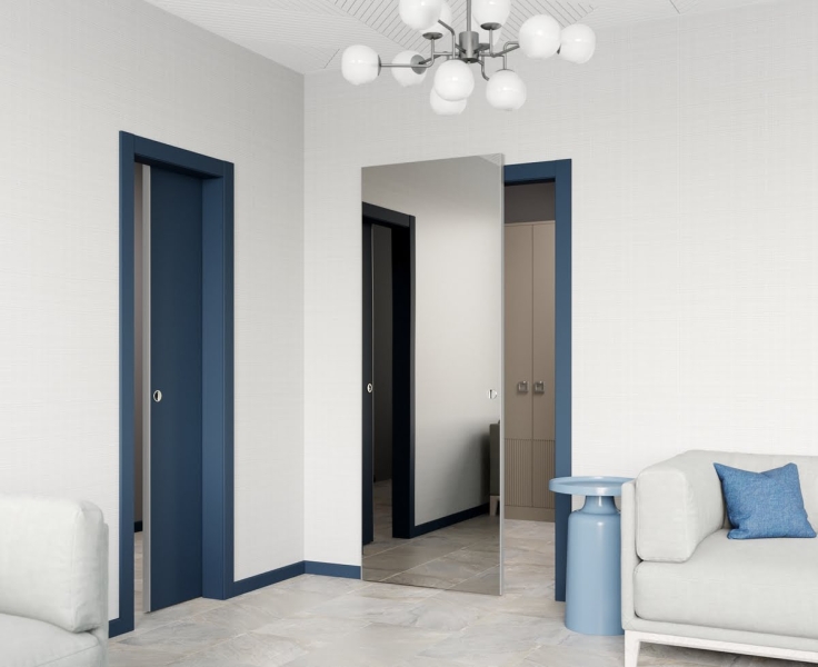 Дверь с зеркалом: главные преимущества