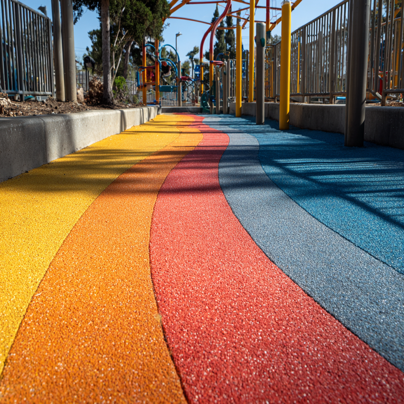 Организация пространства вокруг уличной игровой площадки