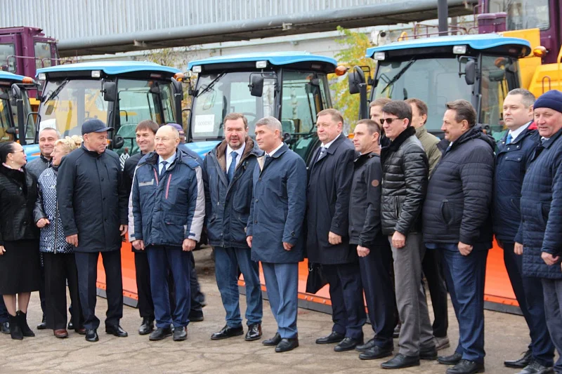 Республика Чувашия получила 23 единицы коммунальной техники отечественного производства